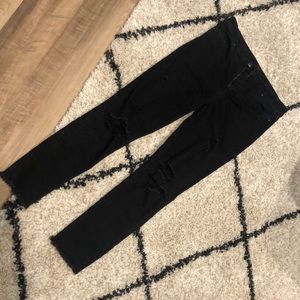 Joe’s Jeans Women’s black distressed skinny jeans